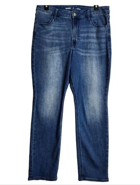 Old Navy Women's 12 Short High Rise Wow Straight Jeans Stretch Petite Denim